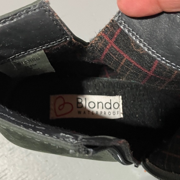 EUC Dark Green Blondo Ankle Boots - Picture 2 of 12